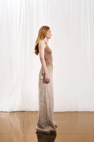 PANTALONA VDR WIDE LEG LINHO - Carla Valente