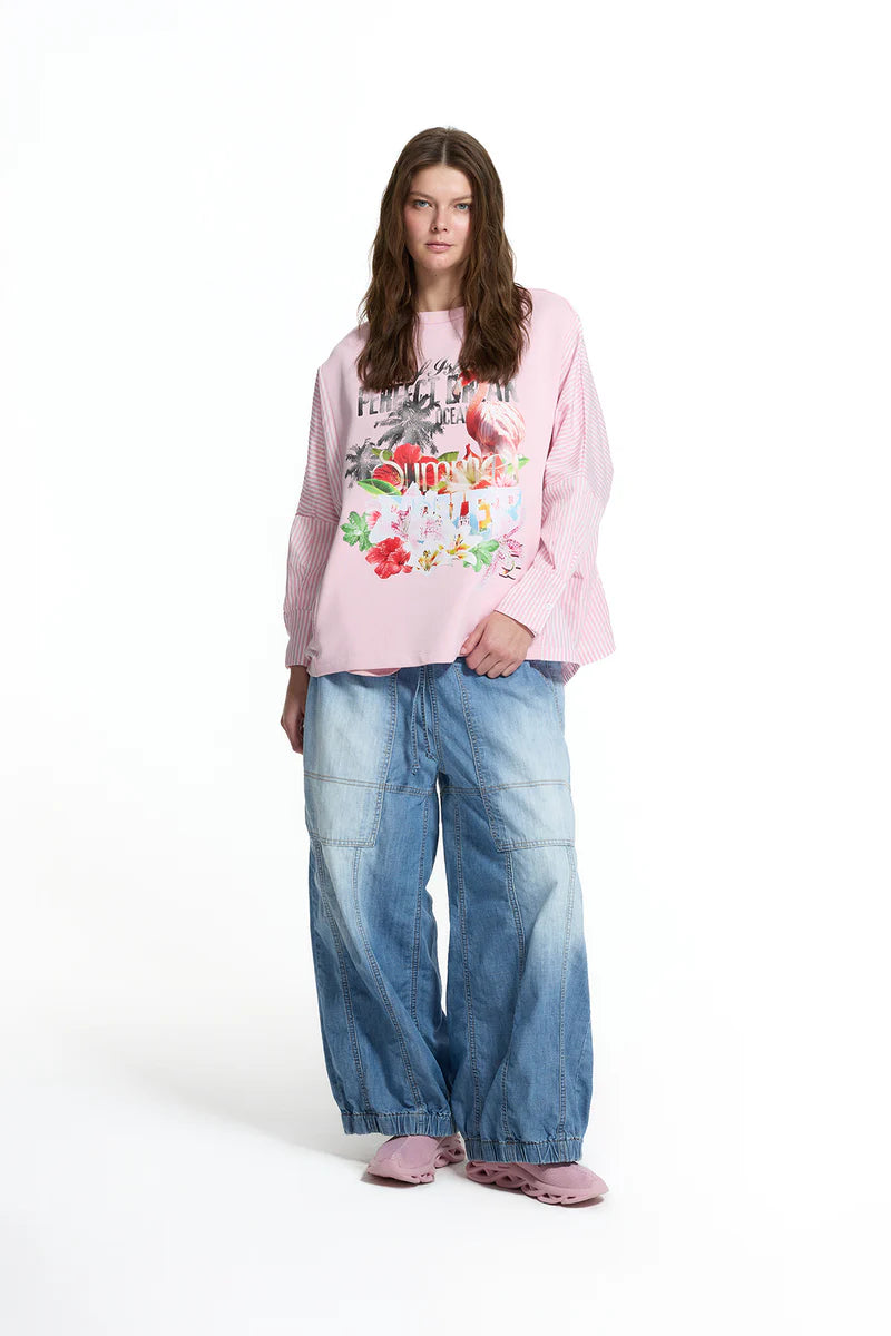 SWEATSHIRT VDR FLAMINGO SUMMER - Carla Valente