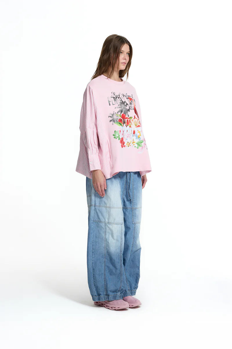 SWEATSHIRT VDR FLAMINGO SUMMER - Carla Valente
