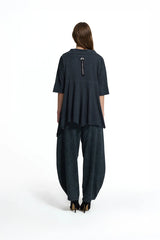 CALÇA VDR BALLOON  COM CUSTURAS ASSIMÉTRICA