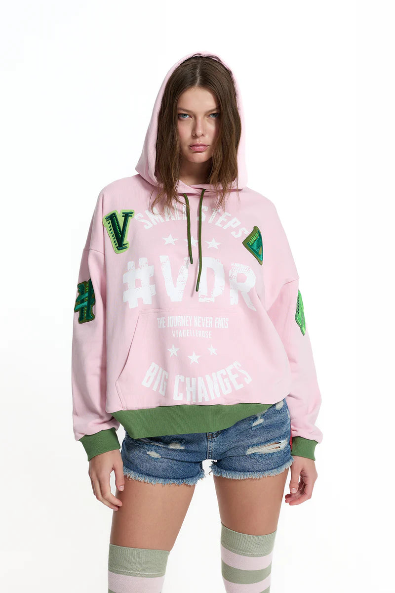 SWEATSHIRT VDR OVERSIZE COM CARAPUÇO COA - Carla Valente