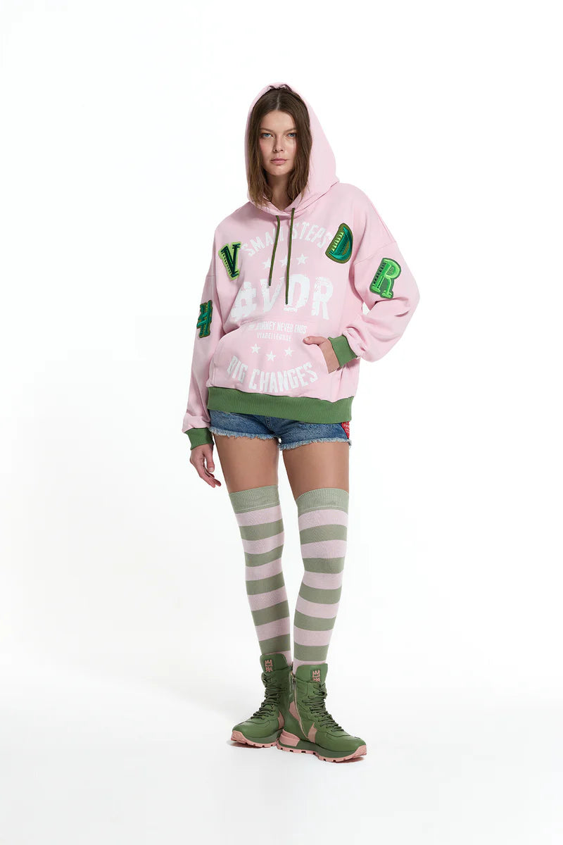 SWEATSHIRT VDR OVERSIZE COM CARAPUÇO COA - Carla Valente