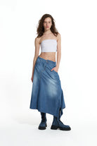 SAIA VDR ASSIMÉTRICA JEANS - Carla Valente