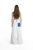CALÇAS VDR WIDE LEG  COMBINADO GANGA COM FELPA - Carla Valente