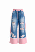 CALÇAS VDR WIDE LEG  COMBINADO GANGA COM FELPA - Carla Valente