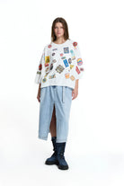 SWEATSHIRT VDR COM PATCHWORKS - Carla Valente