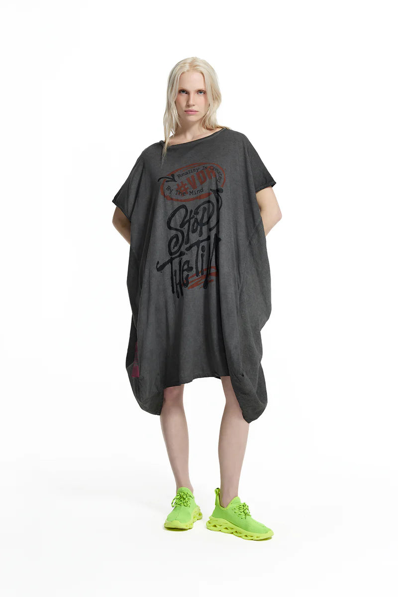 VESTIDO VDR OVERSIZE STOP EATING - Carla Valente
