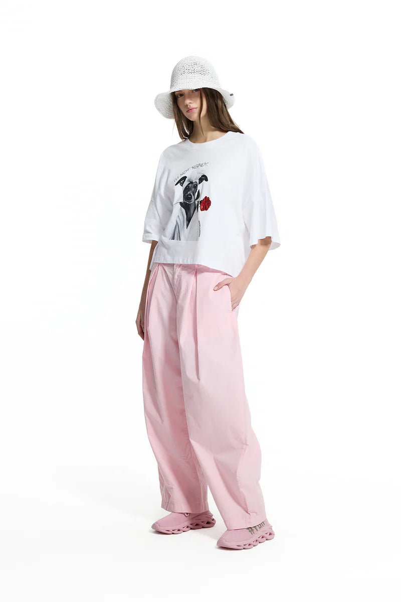 T-SHIRT VDR I´M NOT READY GALGO COM FLOR - Carla Valente