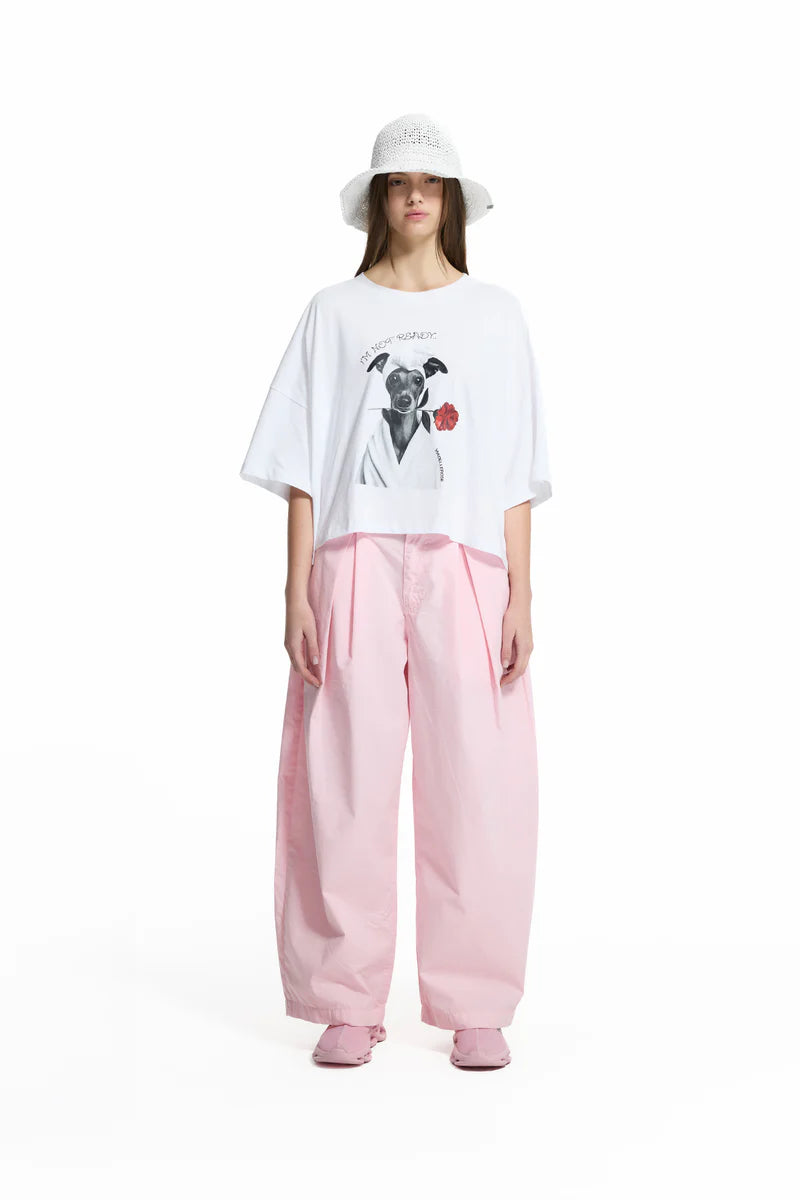 T-SHIRT VDR I´M NOT READY GALGO COM FLOR - Carla Valente