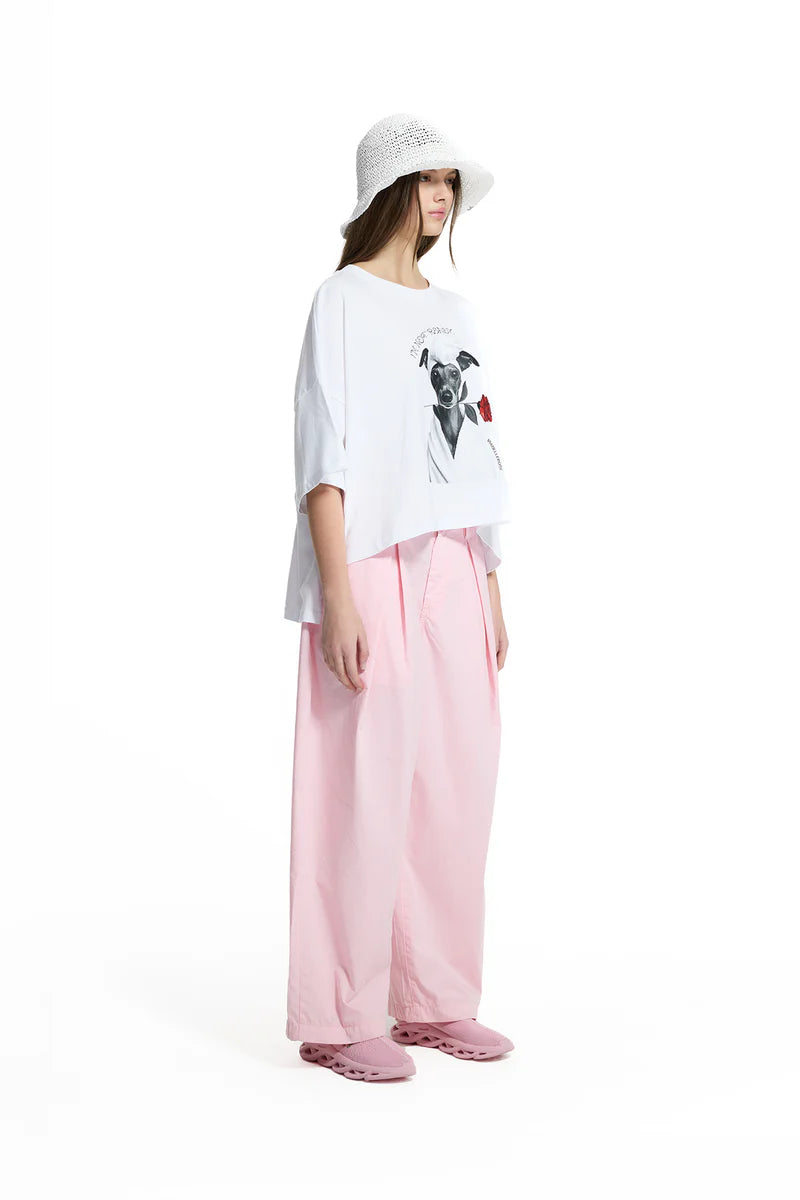 T-SHIRT VDR I´M NOT READY GALGO COM FLOR - Carla Valente