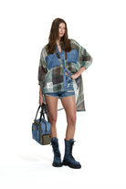CAMISA VDR AO XADREZ BOLSO EM GANGA - Carla Valente