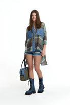 CAMISA VDR AO XADREZ BOLSO EM GANGA - Carla Valente