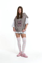 SWEATSHIR VDR SEM MANGAS COM CAPUZ E PATCHWORK - Carla Valente
