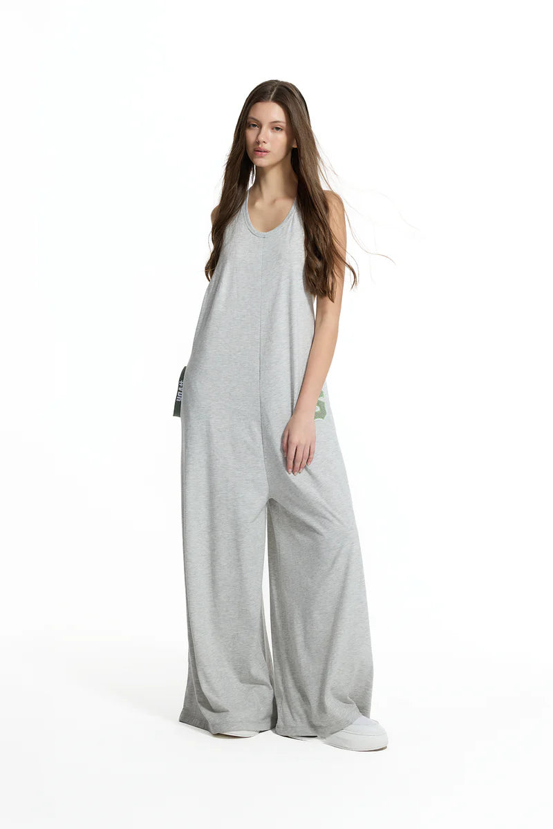 JUMPSUIT VDR  WIDE LEG MANGA CAVA - Carla Valente