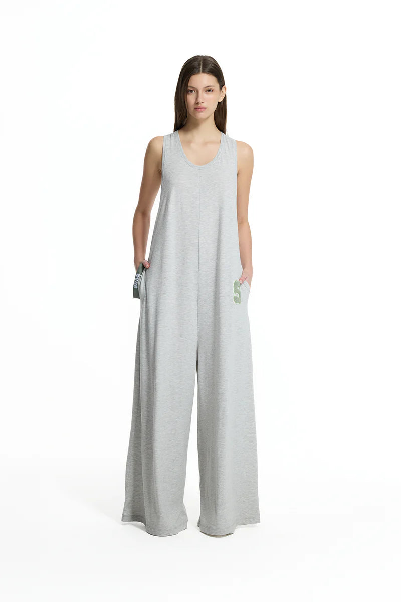 JUMPSUIT VDR  WIDE LEG MANGA CAVA - Carla Valente
