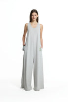 JUMPSUIT VDR  WIDE LEG MANGA CAVA - Carla Valente