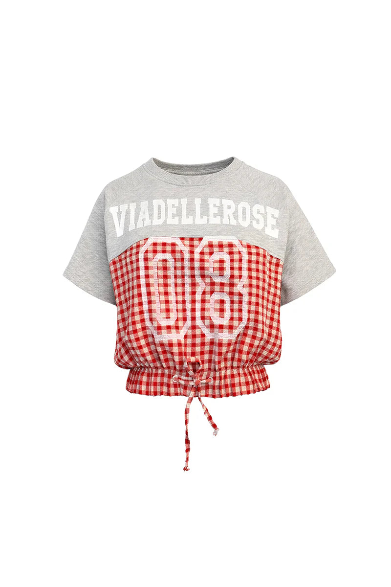 SWEATSHIRT VDR CROPPED 08 COMBINADO COM XADREZ - Carla Valente