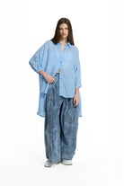 CAMISA VDR FLUÍDA COM RABONA - Carla Valente