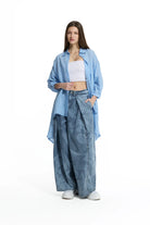 CAMISA VDR FLUÍDA COM RABONA - Carla Valente