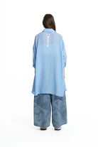 CAMISA VDR FLUÍDA COM RABONA - Carla Valente