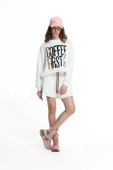 SWEATSHIRT VDR COFFEE FIRST - Carla Valente