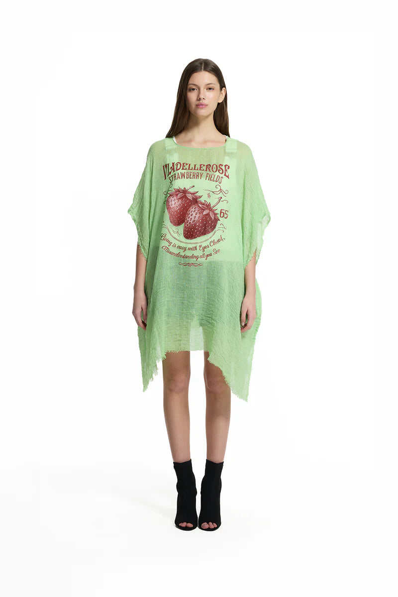 PAREO VDR LONG MANGA KIMONO STRAWBERRY FIELDS - Carla Valente
