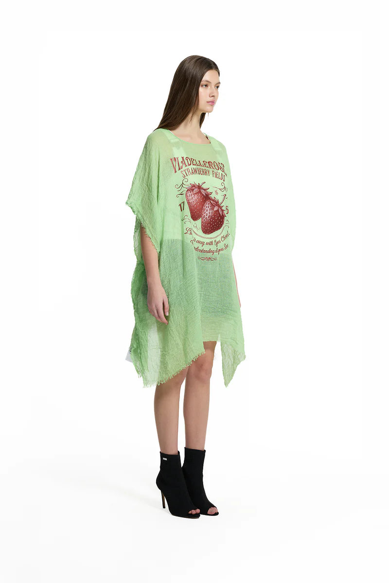 PAREO VDR LONG MANGA KIMONO STRAWBERRY FIELDS - Carla Valente