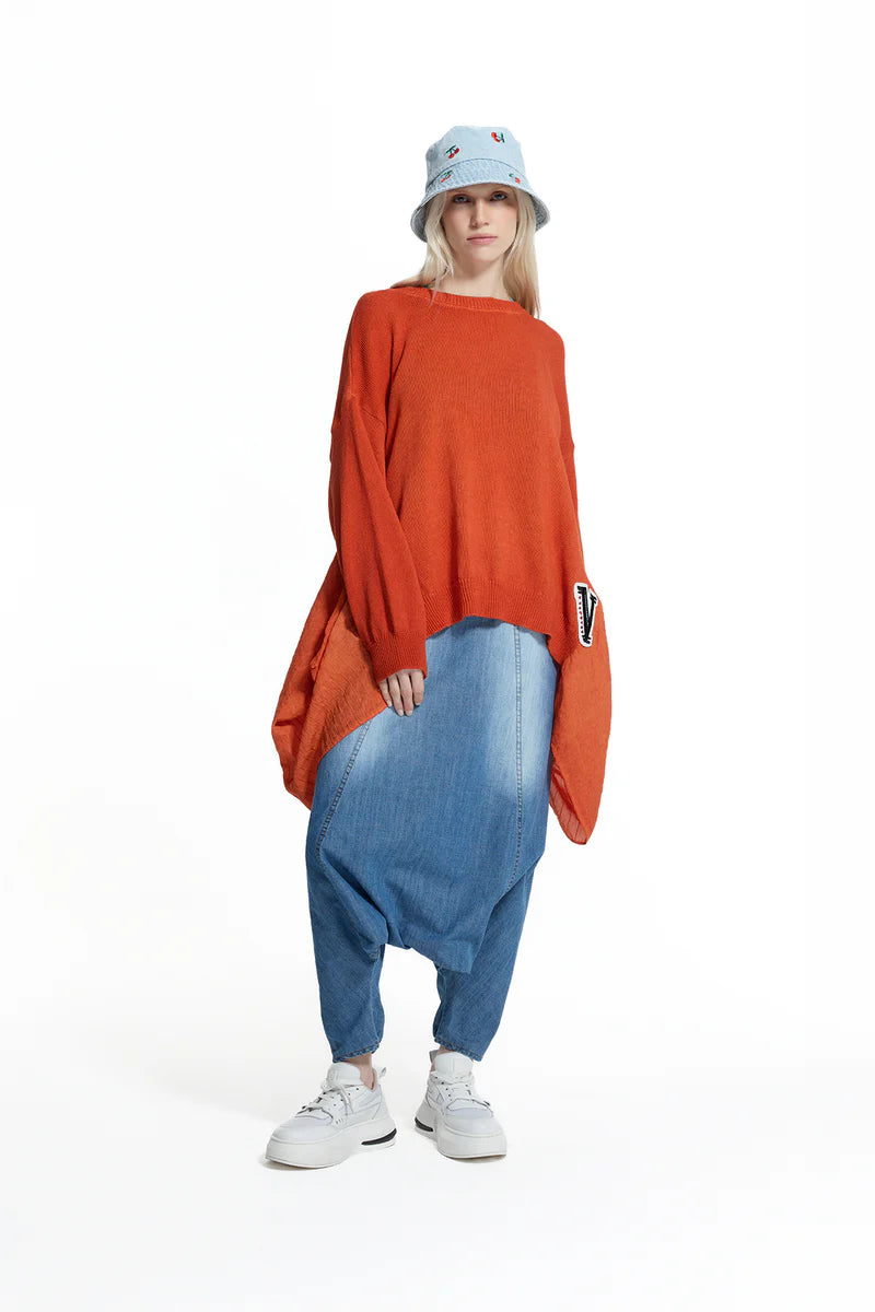 CAMISOLA VDR DE MALHA  ASSIMÉTRICA COM S - Carla Valente