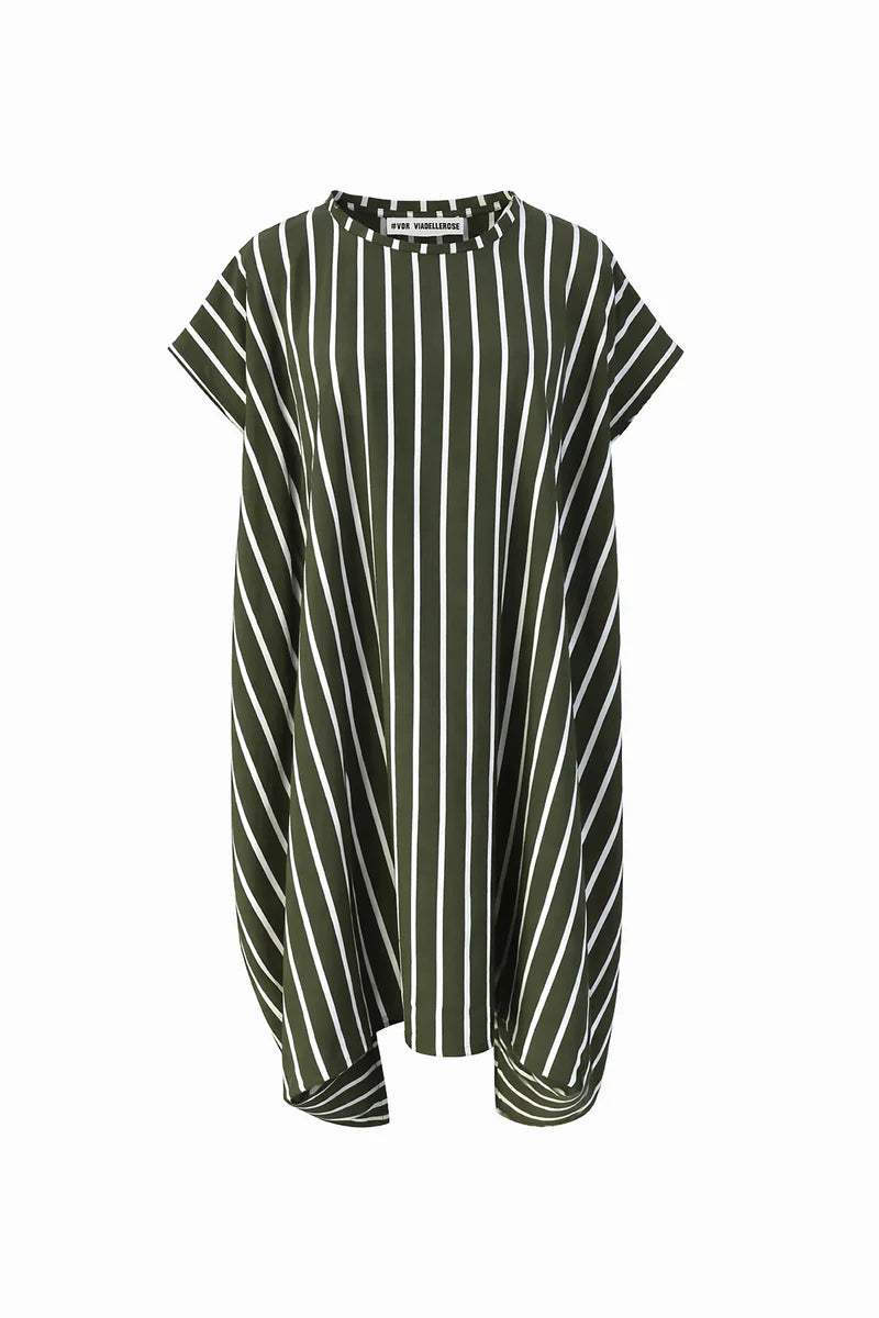 VESTIDO VDR OVERSIZE FLUÍDO AS RISCAS - Carla Valente