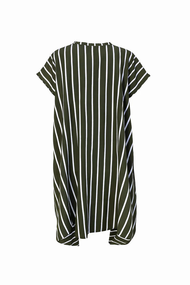 VESTIDO VDR OVERSIZE FLUÍDO AS RISCAS - Carla Valente