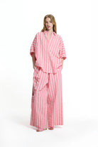 CAMISA VDR AS RISCAS COM PLISSADO NAS COSTAS - Carla Valente