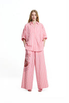 CAMISA VDR AS RISCAS COM PLISSADO NAS COSTAS - Carla Valente