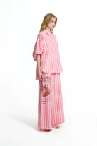 CAMISA VDR AS RISCAS COM PLISSADO NAS COSTAS - Carla Valente