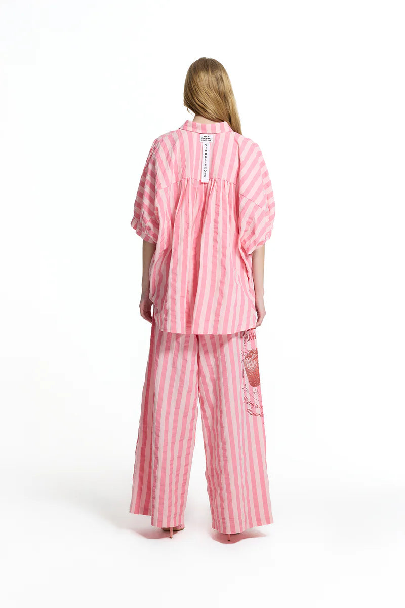 CAMISA VDR AS RISCAS COM PLISSADO NAS COSTAS - Carla Valente