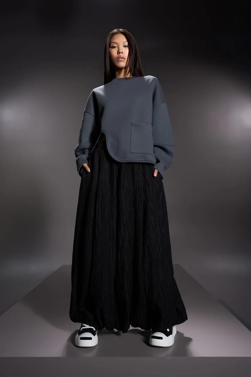 SWEATSHIRT VDR FELPA BOLSO LATERAL - Carla Valente