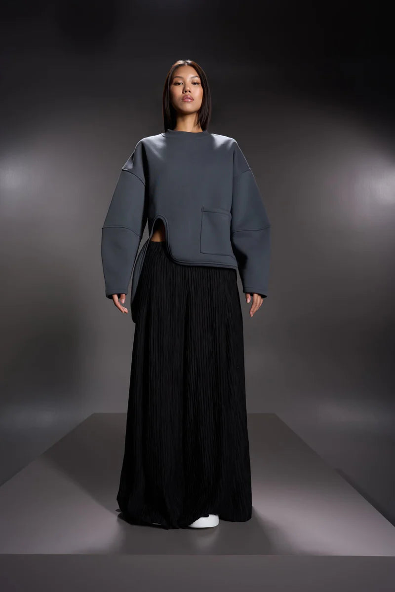 SWEATSHIRT VDR FELPA BOLSO LATERAL - Carla Valente