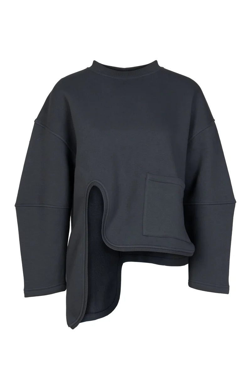 SWEATSHIRT VDR FELPA BOLSO LATERAL - Carla Valente