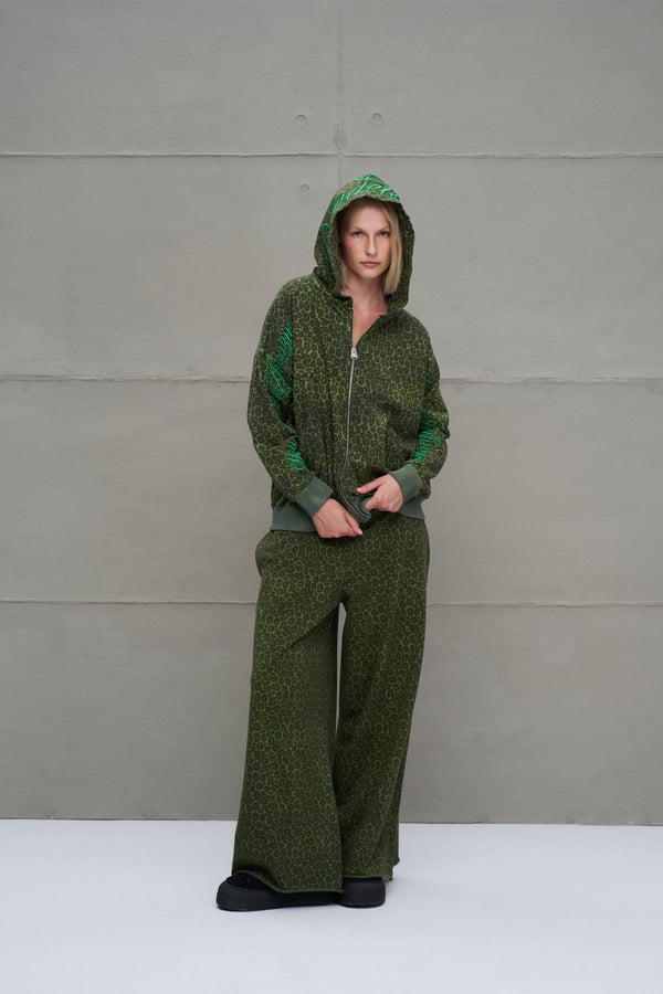 CALÇAS VDR WIDE LEG ESTAMPADAS ANML PRIT - Carla Valente