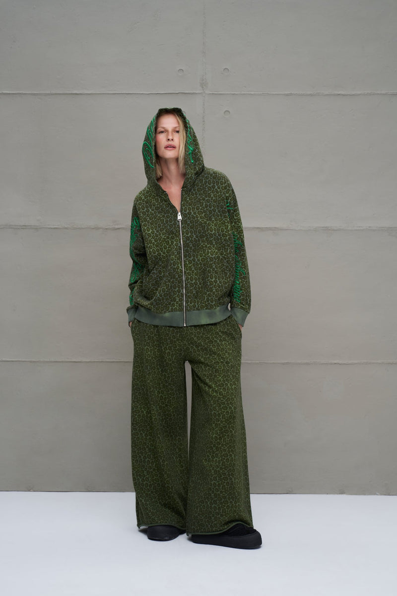 CALÇAS VDR WIDE LEG ESTAMPADAS ANML PRIT - Carla Valente