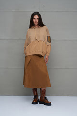 SWEATSHIRT VDR OVERSIZE CAPUZ EMBLEMA - Carla Valente