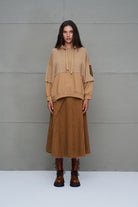SWEATSHIRT VDR OVERSIZE CAPUZ EMBLEMA - Carla Valente