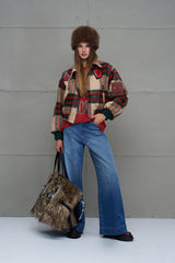 BOMBER VDR XADREZ C/PATCHES - Carla Valente