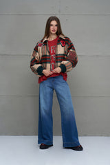 BOMBER VDR XADREZ C/PATCHES - Carla Valente