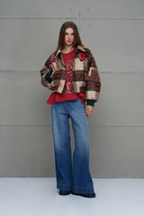 BOMBER VDR XADREZ C/PATCHES - Carla Valente