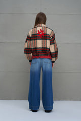 BOMBER VDR XADREZ C/PATCHES - Carla Valente