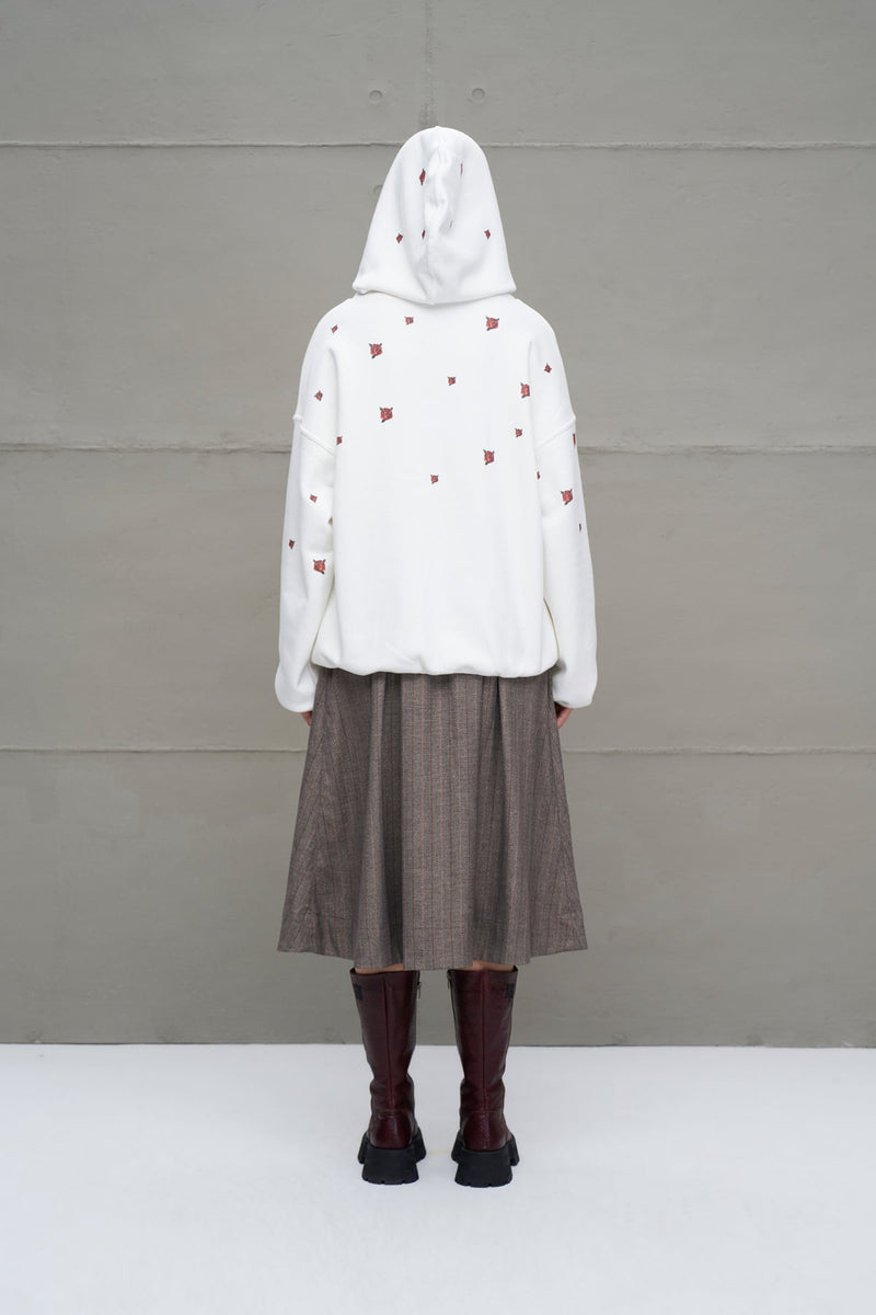 SWEATSHIRT VDR ROSAS CAPUZ - Carla Valente