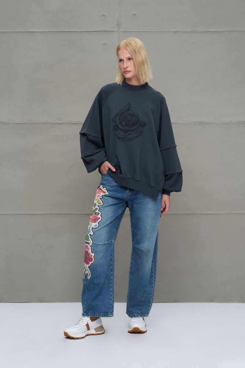 SWEATSHIRT VDR FLOR - Carla Valente