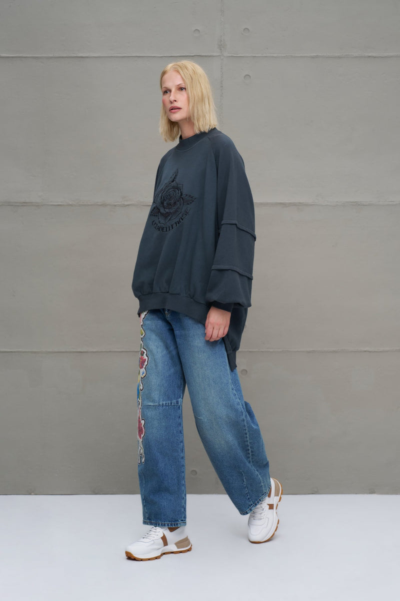 SWEATSHIRT VDR FLOR - Carla Valente