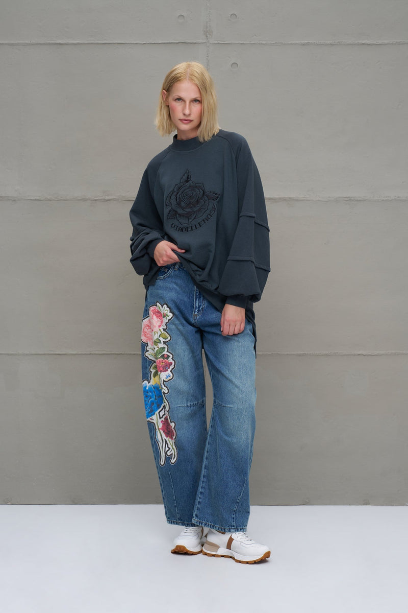 SWEATSHIRT VDR FLOR - Carla Valente