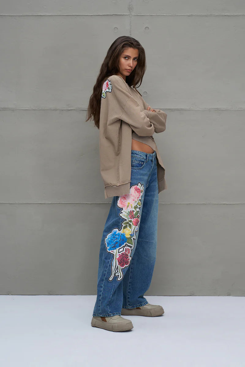 SWEATSHIRT VDR FLORAL - Carla Valente